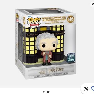 Pop Deluxe Garrick Ollivander With Ollivanderβs Wand Shop #146